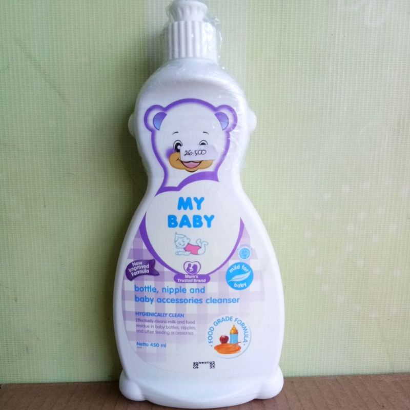 MY BABY BOTTLE, NIPPLE AND BABY ACCESSORIES CLEANSER 400ML (REFIL), 450ML (BOTOL)