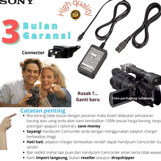 Aman Jual Charger Adaptor Sony Nex-Vg30, Nex-Vg30Eh, Nex-Vg900E, Nex-Vg30Eh Berkualitas
