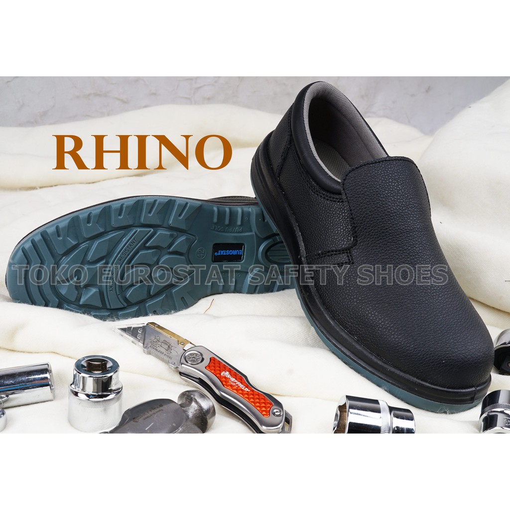 Jual Sepatu Kerja Safety Shoes ESD EUROSTAT RHINO (ADA BESI DI UJUNGNYA