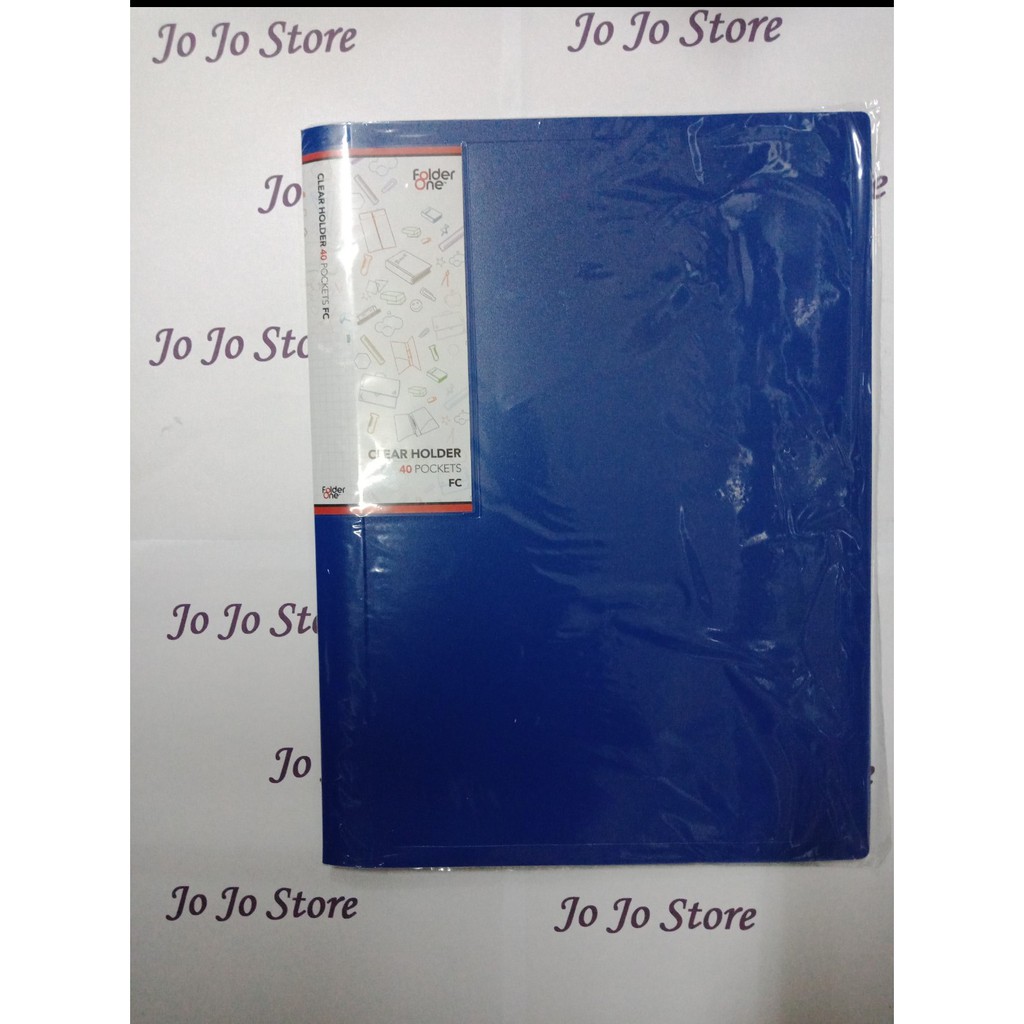 

Clear Holder 40 Sheet Folio Merk Folder One