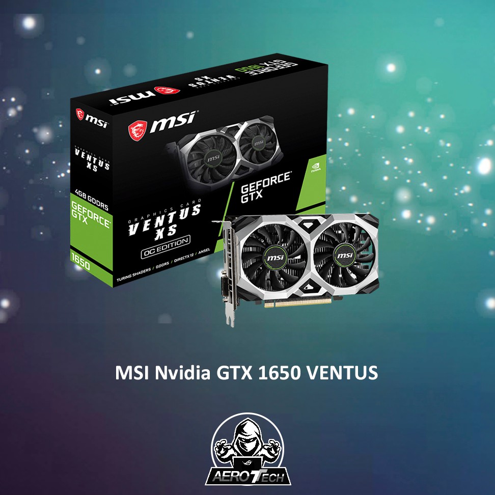 VGA CARD MSI Nvidia GTX 1650 VENTUS XS 4G OC