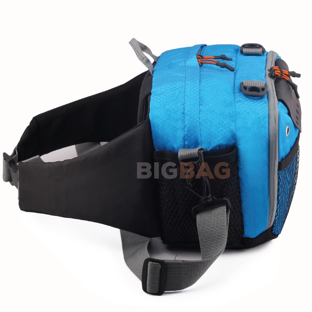 Tas Selempang GEAR BAG 13134 NEWTON 2 in 1 -  Sports Bag - Slingbag - Waist bag Laki laki Terbaru