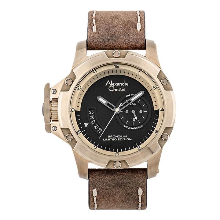 JAM TANGAN PRIA ALEXANDRE CHRISTIE AC6481 MALGPBA BRONZE LIMITED EDITION DIVER