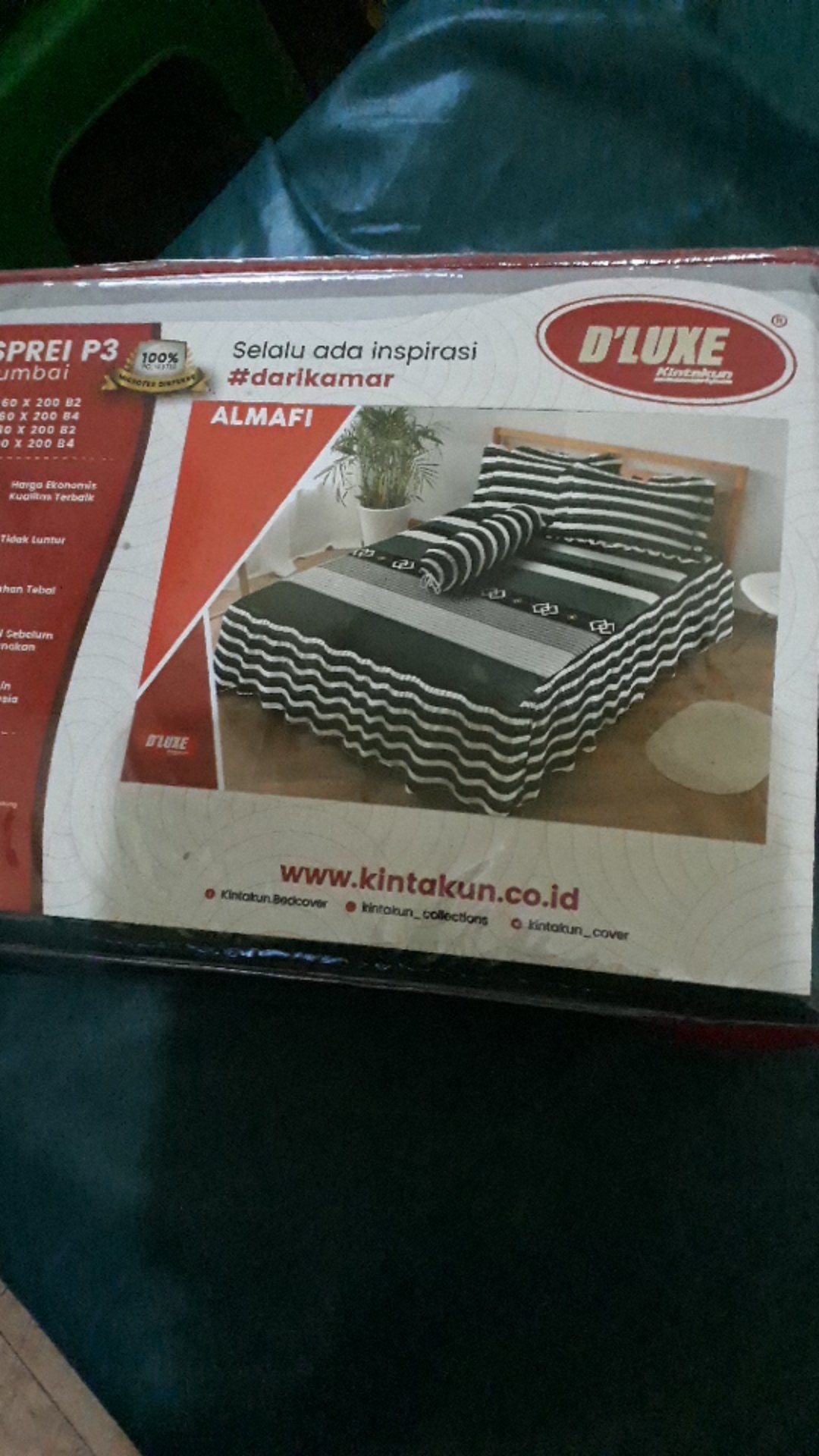 Gratis Ongkir...sprei Rumbai Kintakun De Luxe Original No 1. Uk 180 X 200
