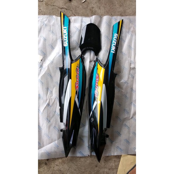 cover body belakang satria hiu satria malaysia 2 tak