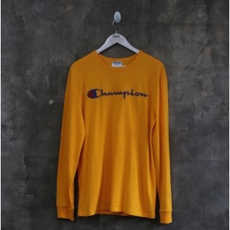 Endarfootwear - CHAMPION LONGSLEEVE BORDIR SCRIPT SUNFLOWER