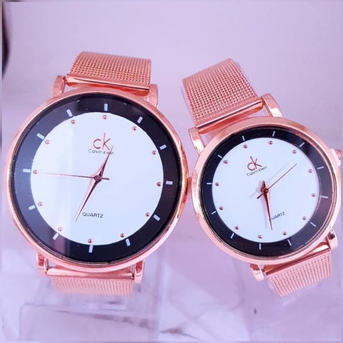 JAM TANGAN COUPLE JAMTANGAN PRIA WANITA CK TALI PASIR 01 MURMER