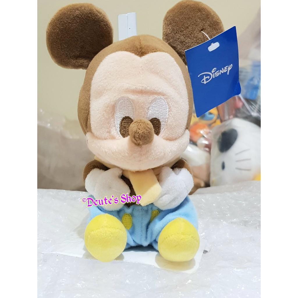 Boneka Mickey Mouse plush pouch bag Original Disney