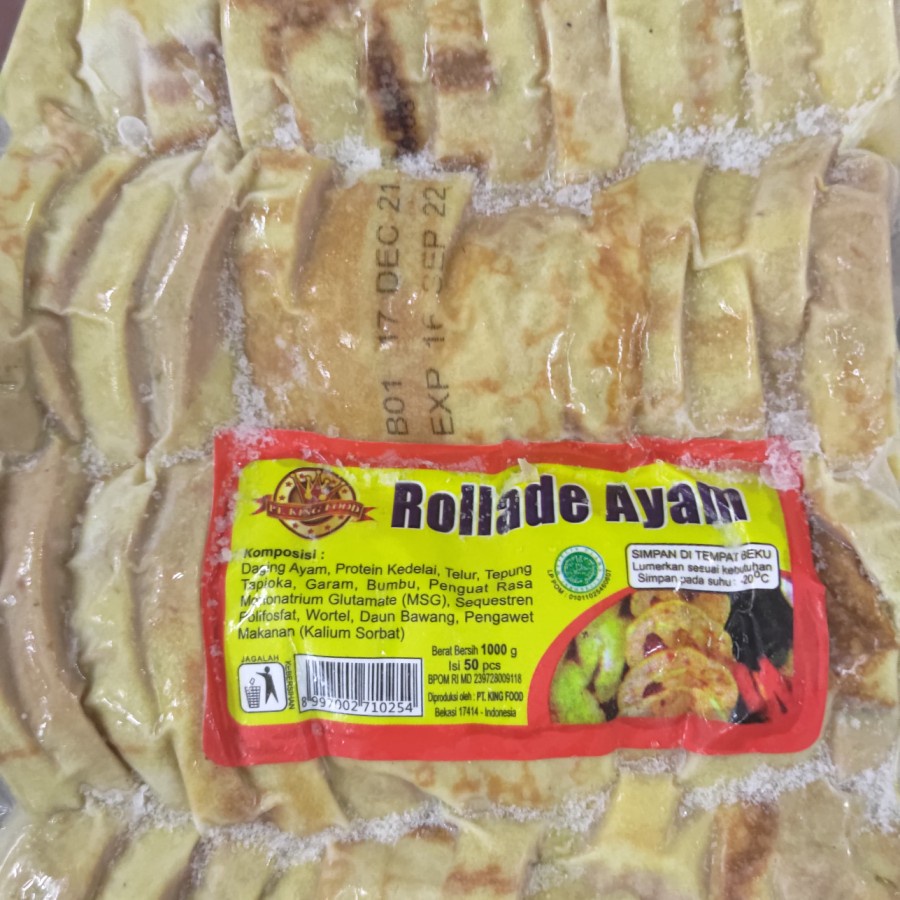 

King food rolade ayam isi 50 1 kg