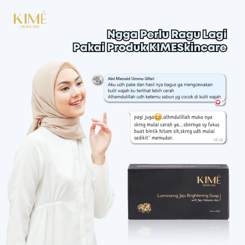 SABUN MUKA KIME KOREA ORI, SABUN MUKA KIME SKINCARE, SABUN MUKA KOJI, KIME JEJU SABUN PEMUTIH 1Box