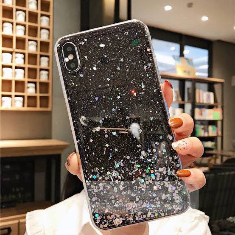 Oppo A5S Casing Soft Case Tpu Bahan Premium Glitter Glossy