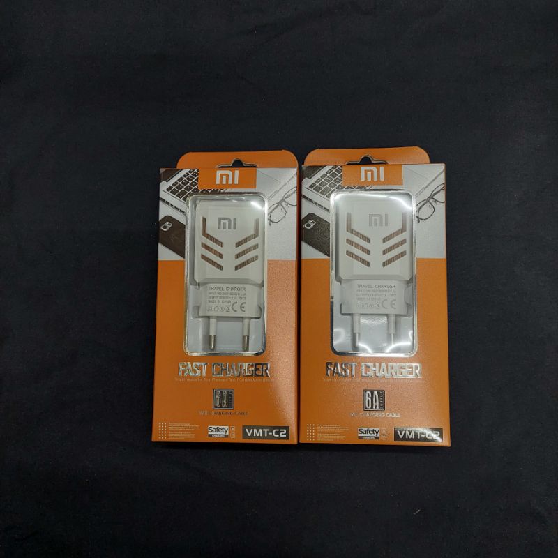 travel charger xiaomi vmt-c2 2.1A fast charging micro