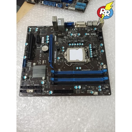 Mainboard Mobo Pc Merk Motherboard Msi B75MA-P45 4 slot Ram 1155 USB 3.0 Support ivy murah saja