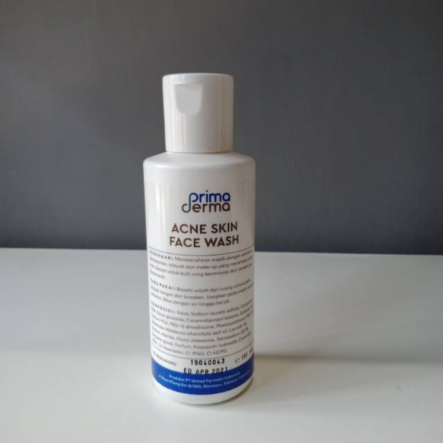 primaderma acne skin face wash