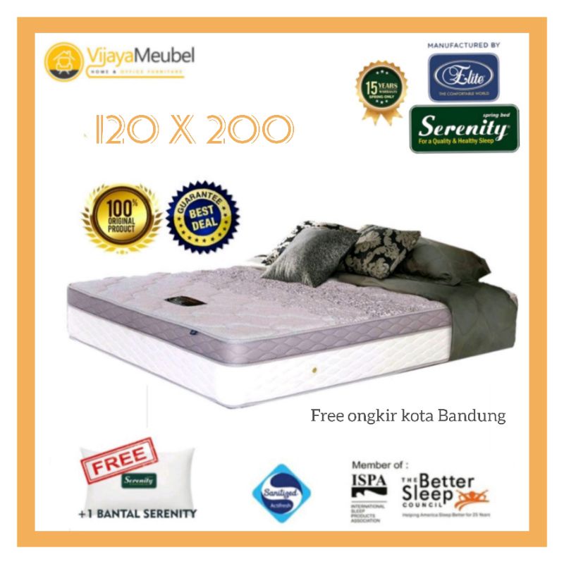 Springbed elite serenity plustop 120x200