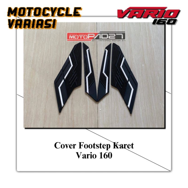 Stiker Vario 160 Rubber Footstep Vario 160 Cover Footstep Karet Vario 160