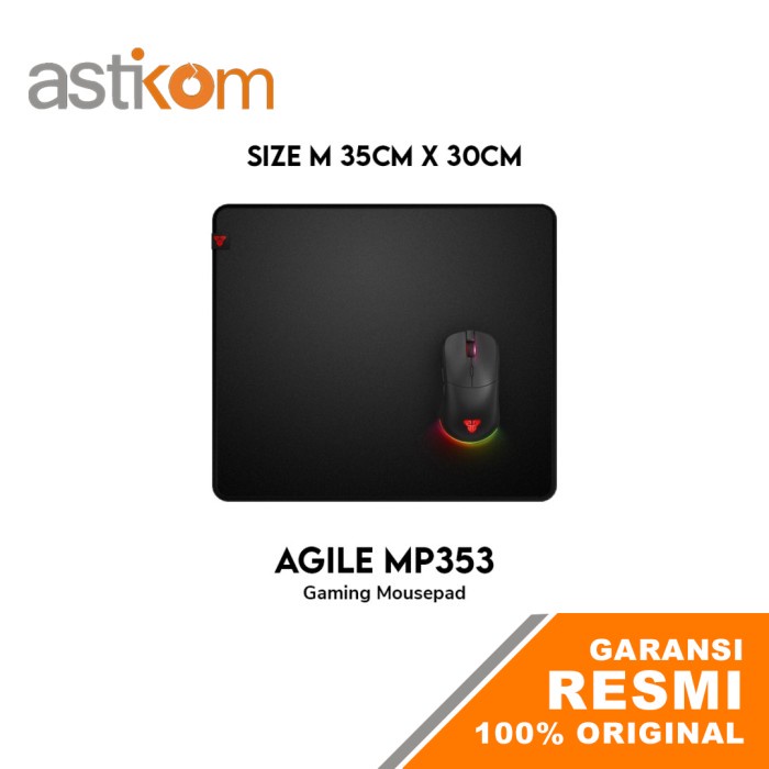 Mousepad Fantech Agile MP353 Mousepad Hitam Polos
