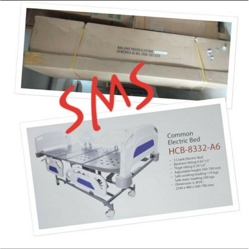 Acare Hospital Bed ElectricHCB-8332-A6/Ranjang Pasien Acare HCB 8332 A6 GEA