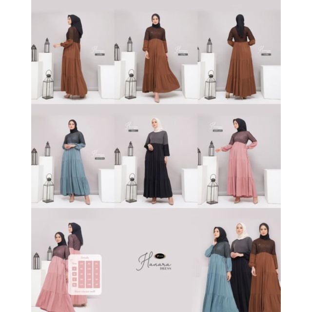 Dress Hanara Yessana/Gamis Yessana
