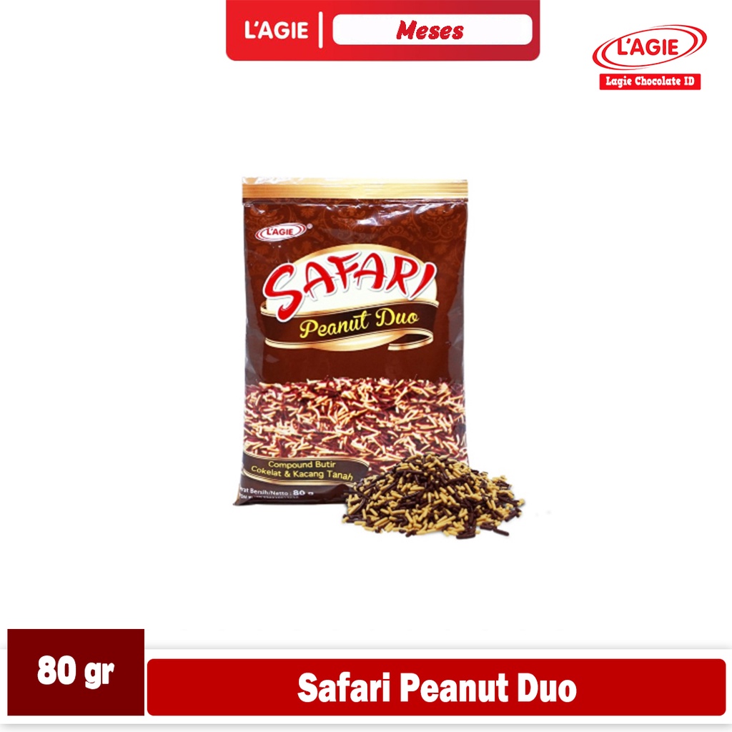 

LAGIE SAFARI PEANUT DUO 80GRAM