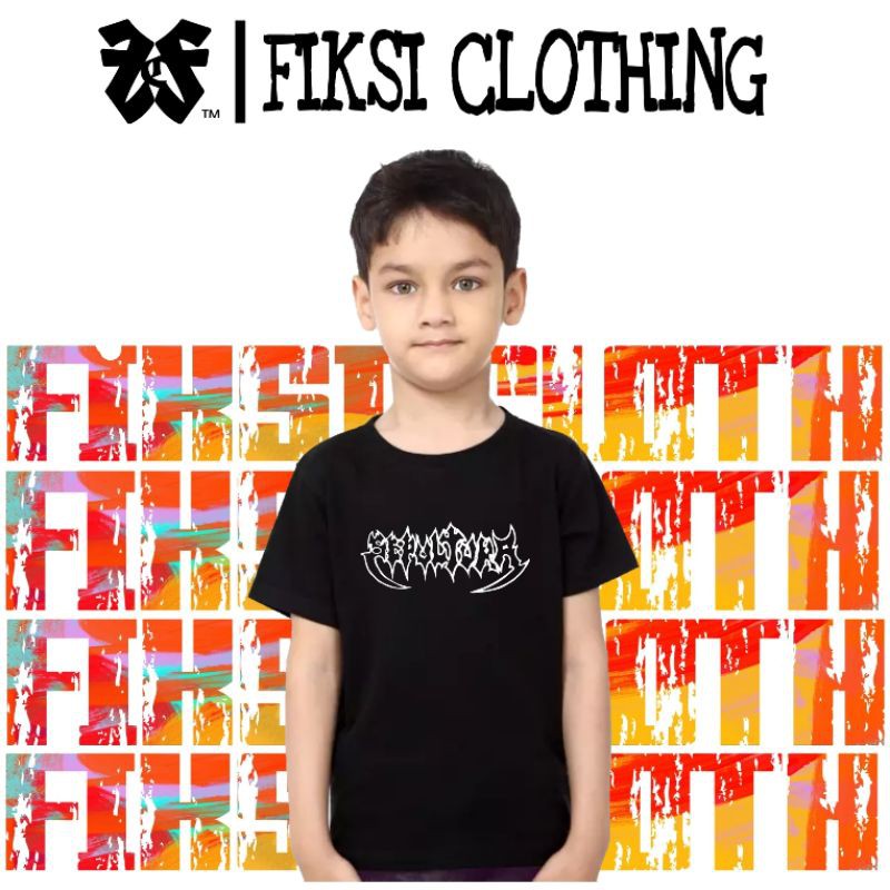 Tshirt Baju Anak Band Sepultura - Fiksi Clothing