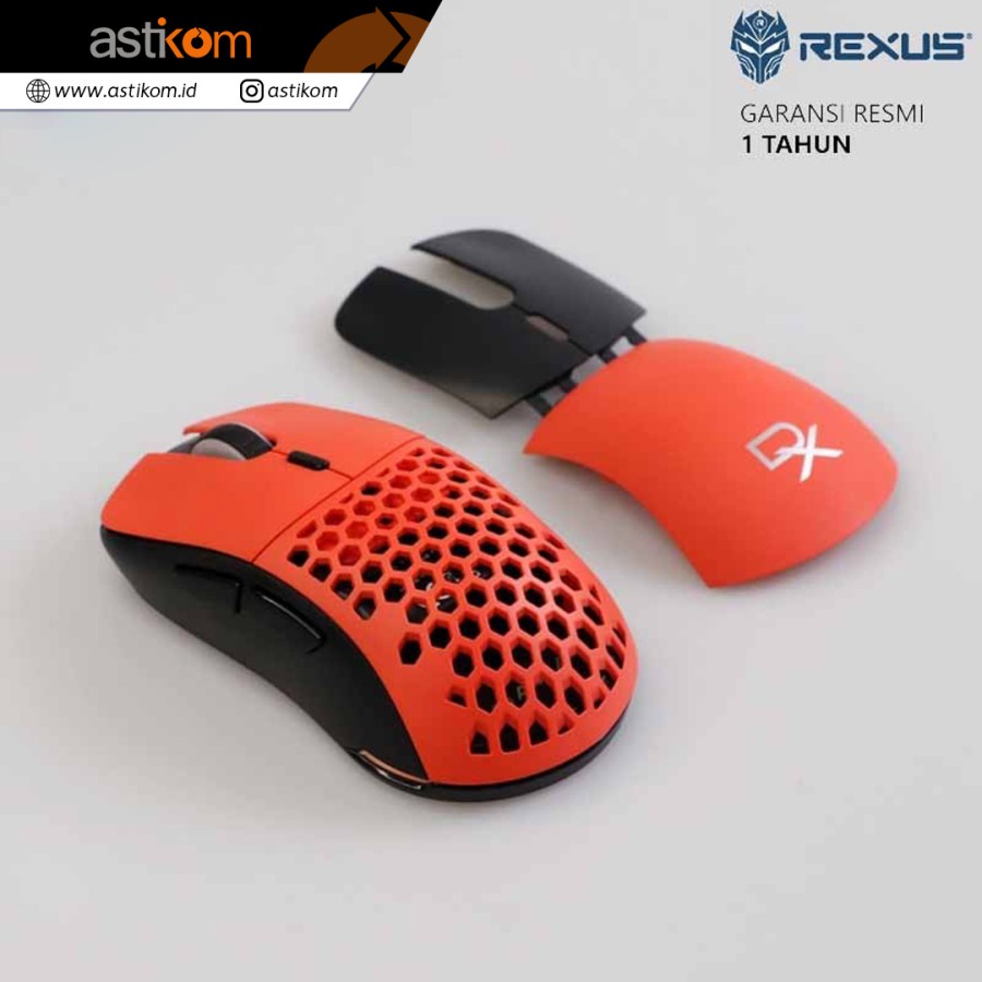 Mouse Gaming Rexus Pro Daxa Air II Wireless Gaming Black | By Astikom