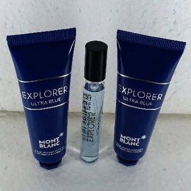 ORIGINAL MB EXPLORER ULTRA BLUE EDP GROOMING KIT / TRAVEL SET PARFUM