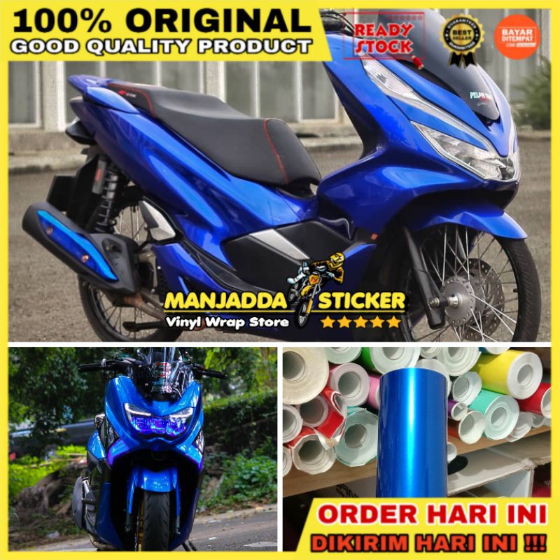 Skotlet Biru Candy Metalic Super Glossy