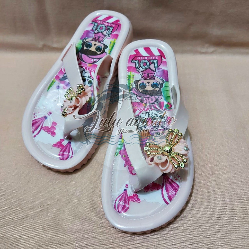 Sandal anak/ Sandal karet/ Sandal jepit karakter LOL - S669