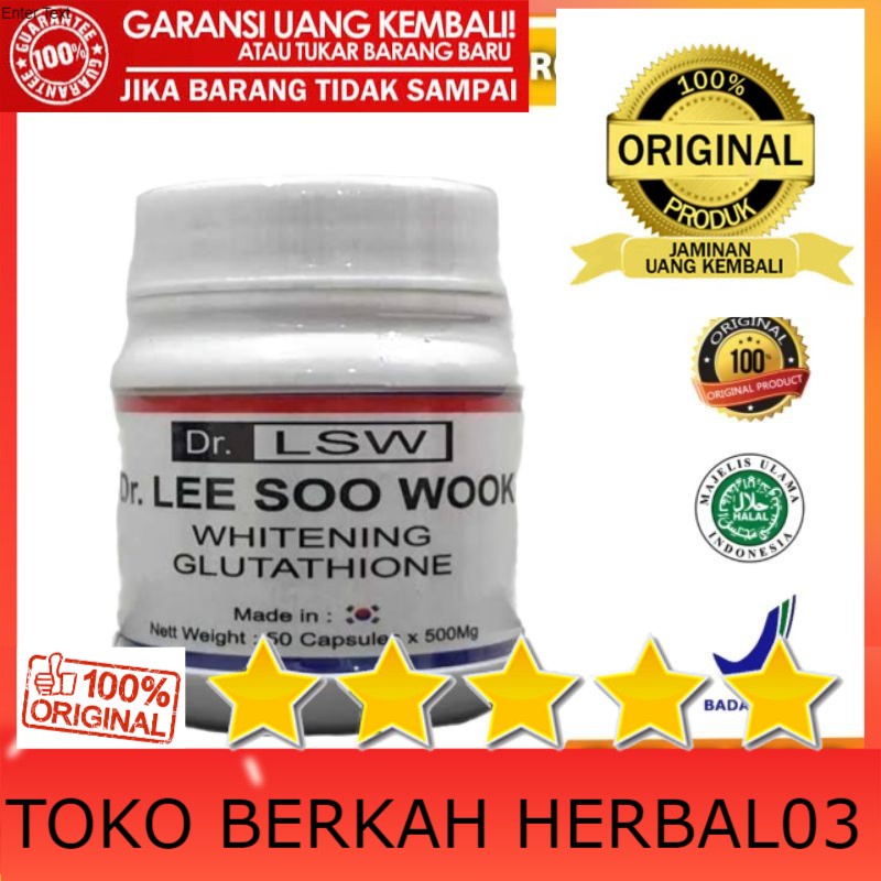 100% ASLI Dr.LSW ASLI DR LSW ORIGINAL PEMUTIH BADAN DAN WAJAH
