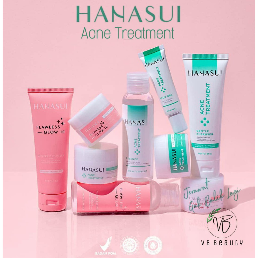 Jual Skincare Hanasui Acne Treatment All Series | Shopee Indonesia