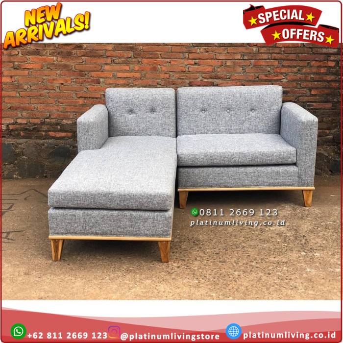 Kursi Sofa Minimalis, Sofa Jati Minimalis Leter L, Sofa Jati Jepara Platinumliving Furniture Indones