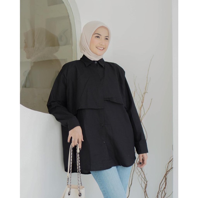 (MSB) KEMEJA KANNA BLOUSE ATASAN WANITA SHIRT