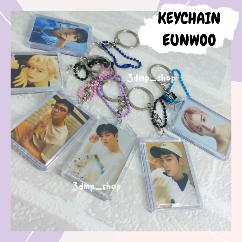Gantungan Kunci Keychain Ganci Astro Eunwoo Suho
