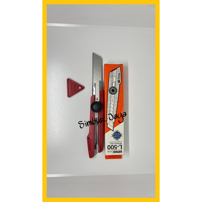 

RB CUTTER KENKO L500 / CUTTER BESAR DAN ISI ORIGINAL 100%