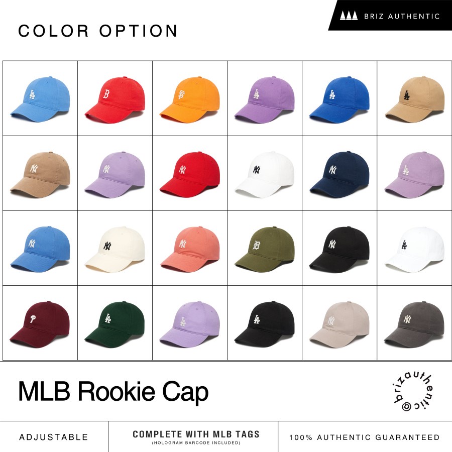 MLB Rookie Cap LA Dodgers/New York Yankees/Boston 100% Original