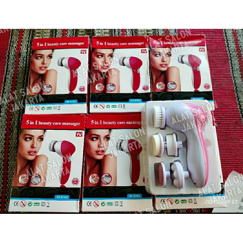 Beaty care massager 5 in 1 Alat cleanser wajah Facial cleanser Cleansing Brush Alat Pembersih wajah