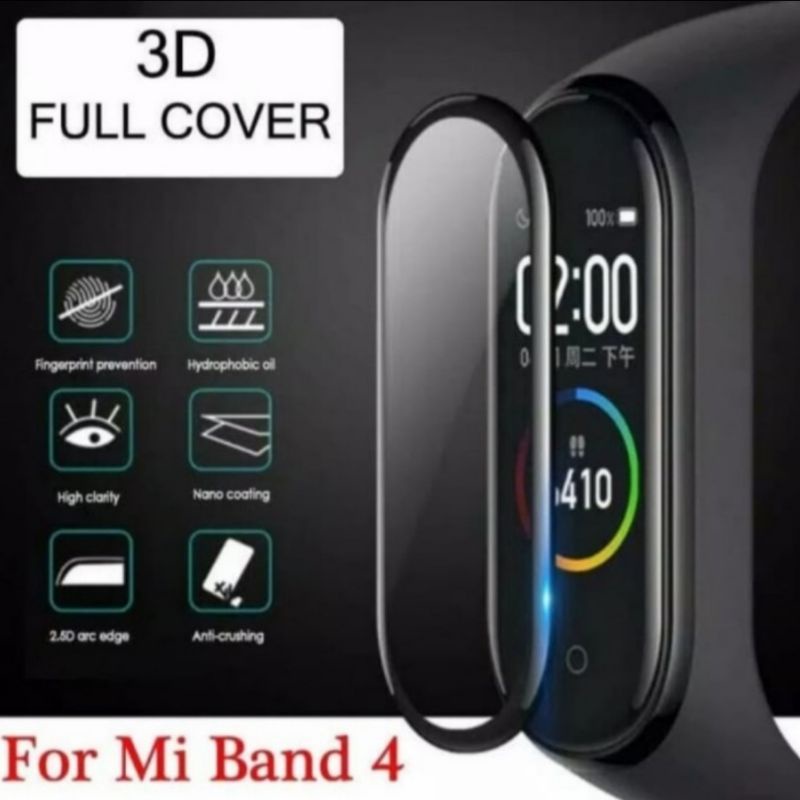 Xiaomi Mi Band 4 5 anti gores screen guard ceramic 3D