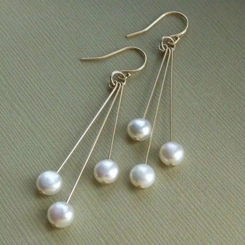 Anting hijab mutiara/Anting mutiara/Anting kekinian/Anting sabyan/Anting andin/Anting