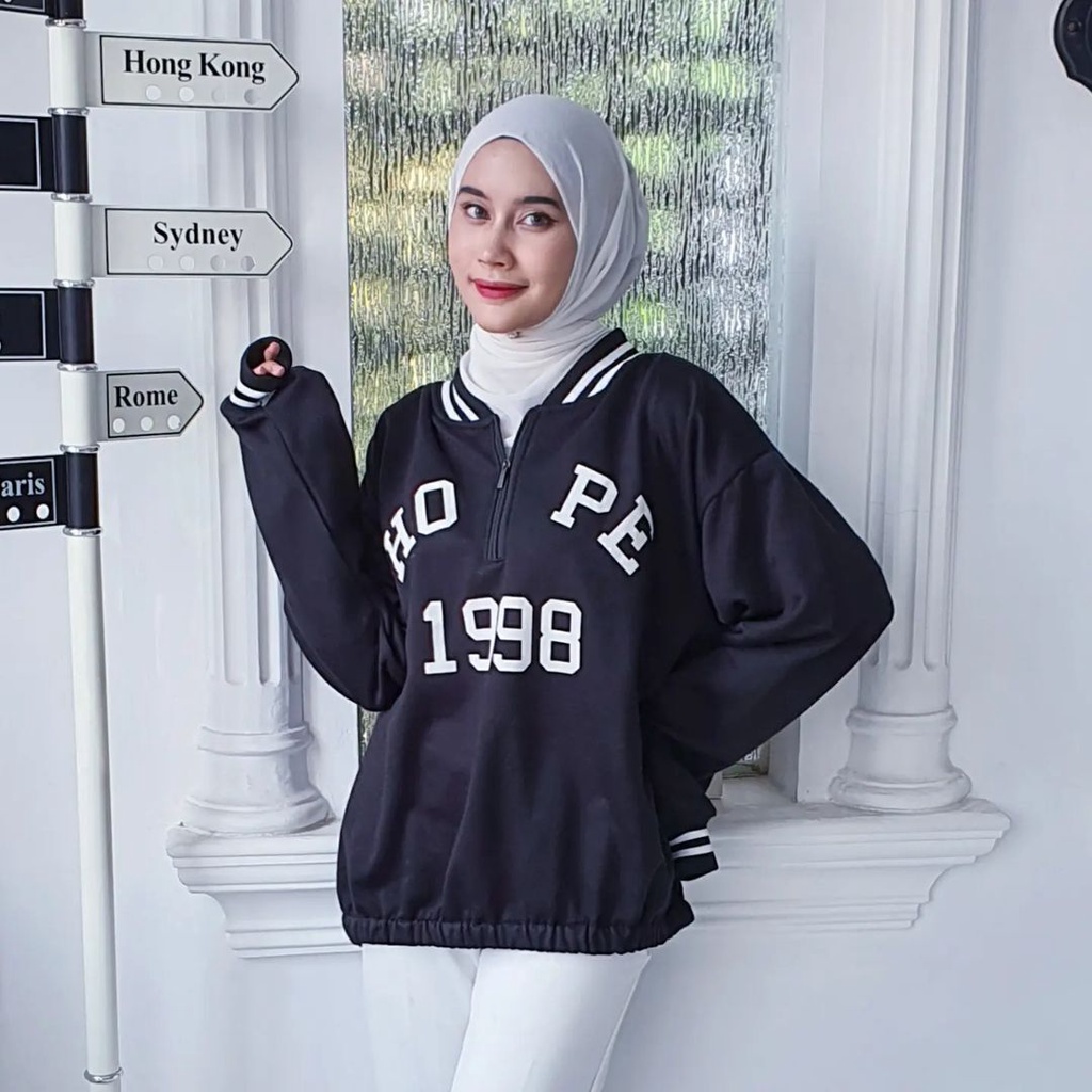 MVP - Oversize Sweater Hope 1998-Jaket Wanita Terbaru