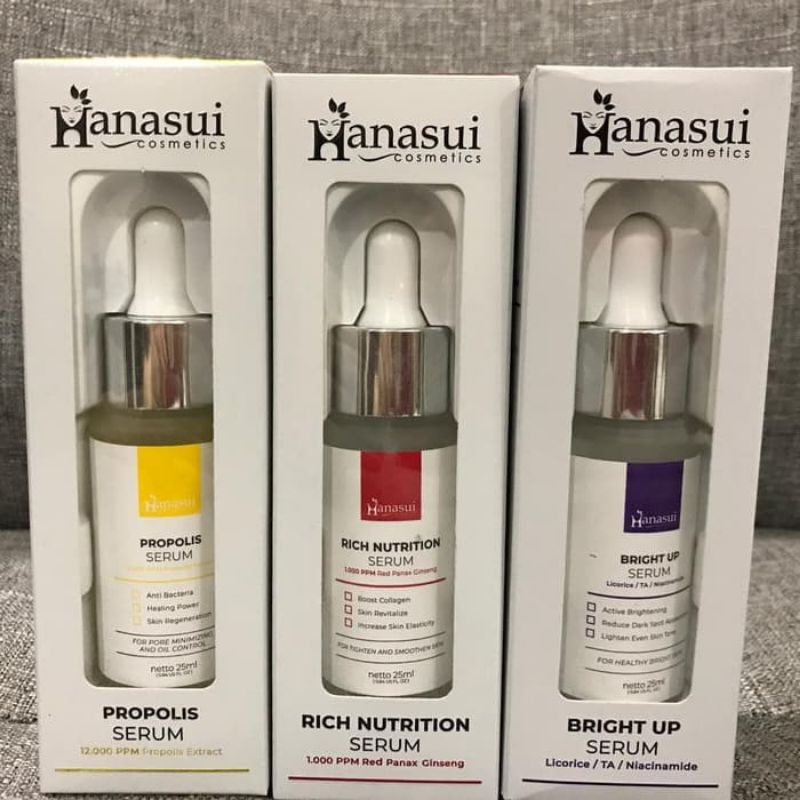 HANASUI SERUM/RICH NUTRITION/PROPOLIS/BRIGHT UP