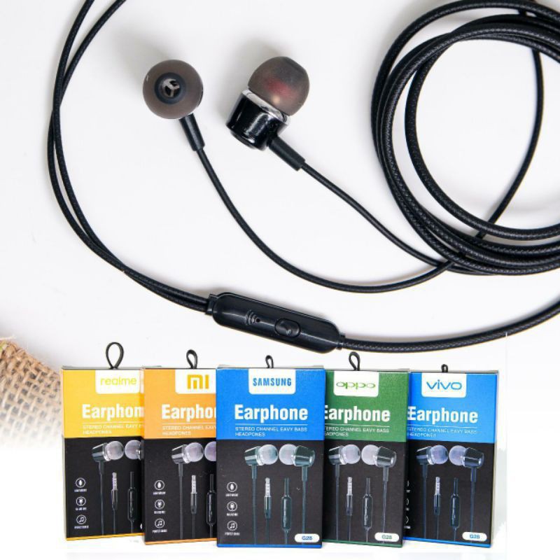 Handsfree Earphone Brand New G-28 Super bass