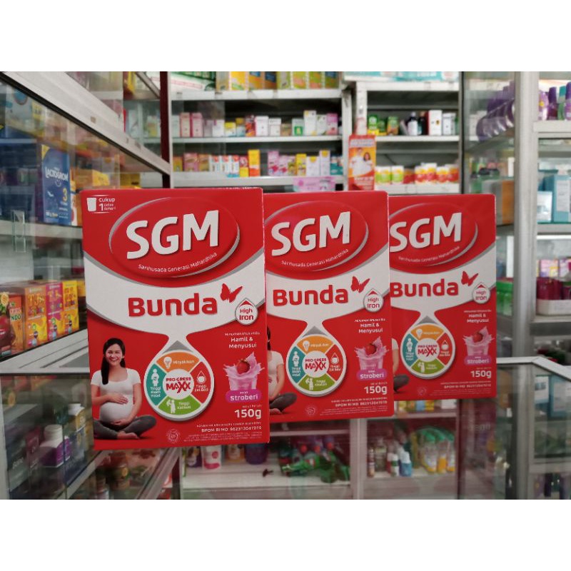 SGM BUNDA HAMIL &amp; MENYUSUI RASA STRAWBERRY 150 gr - ED 01/2025