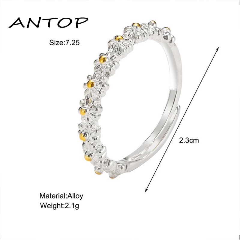 2021 Baru Kreatif Sederhana Daisy Ring Fashion Temperamen Perhiasan Aksesoris ANTOP