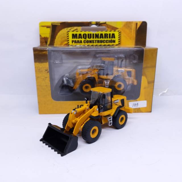 Diecast Miniatur Alat Berat Mini Wheel Loader JCB 456 ZX