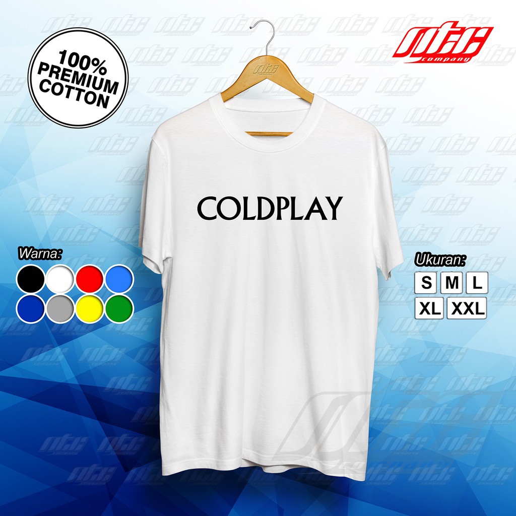 Kaos / T-shirt / Baju COLDPLAY Original Terbaru -mitra