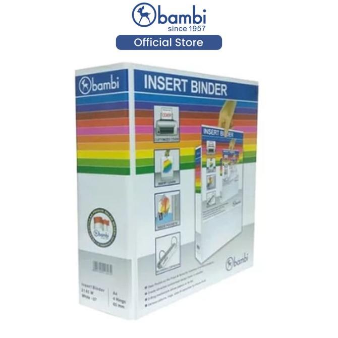

Bambi Insert Binder 4 Ring 2144M A4