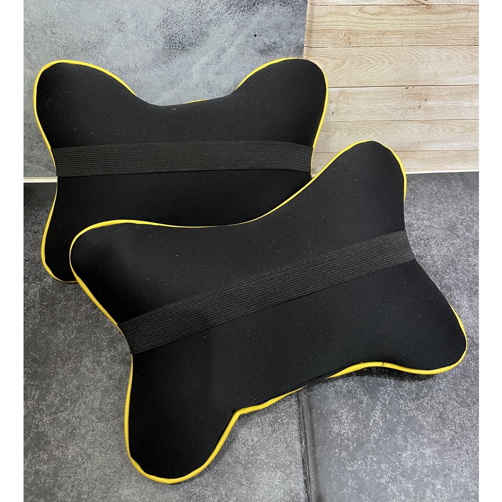 Bantal Mobil Perbakin Hitam - Bantal Mobil - Bantal Kepala Perbakin