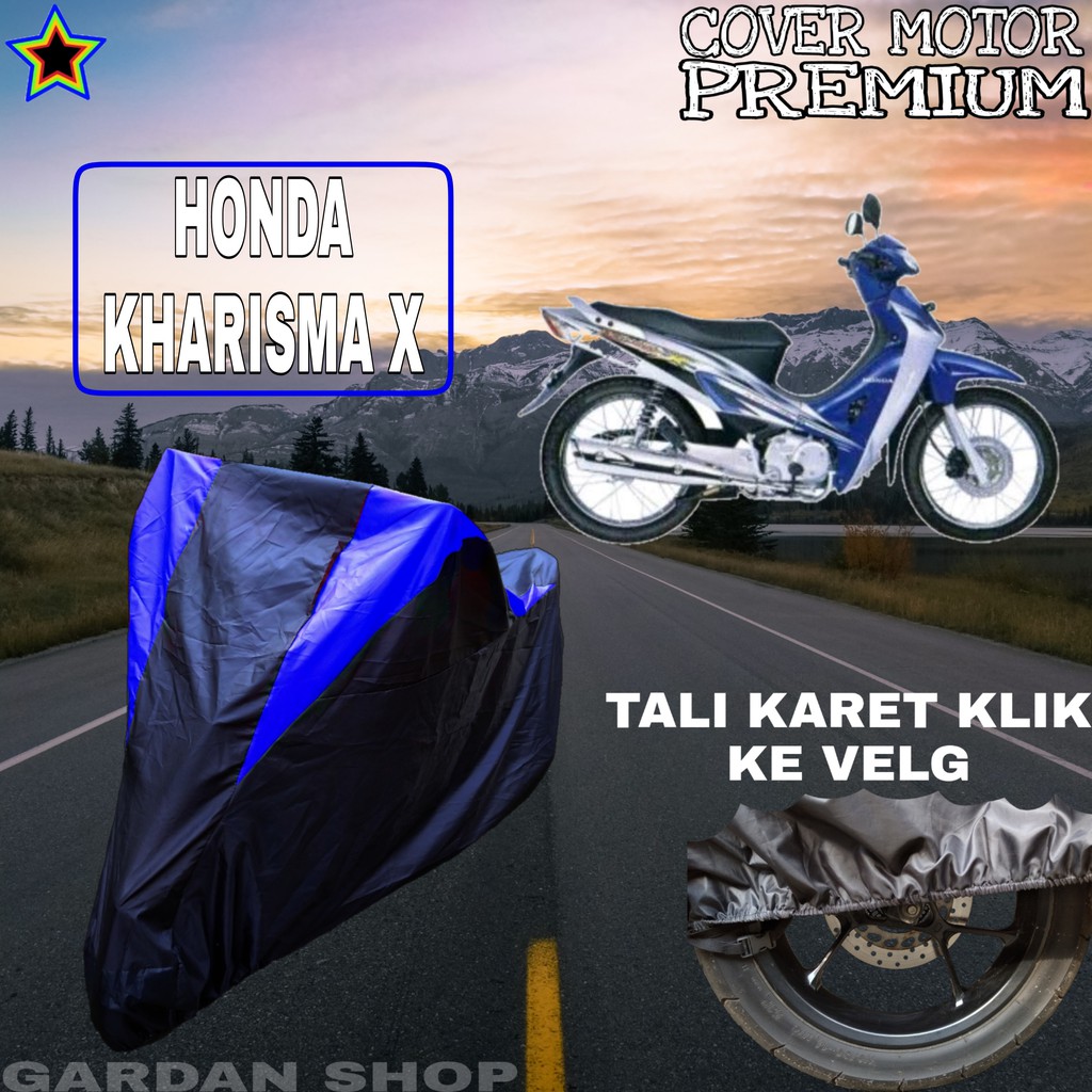 Sarung Motor HONDA KHARISMA X Hotam BIRU Body Cover Honda PREMIUM