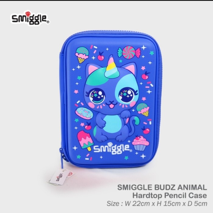 

Terlaris Smiggle Hard Pencil Case - Kotak Pensil Smiggle - Unicorn Cat